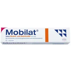 MOBILAT Intens Muskel- und Gelenksalbe 3% Creme 50 g - Arzneimittel zur Linderung von Muskel- und Gelenkschmerzen, unterstützt die Behandlung bei Entzündungen und ist ideal für schnelle Schmerzlinderung.