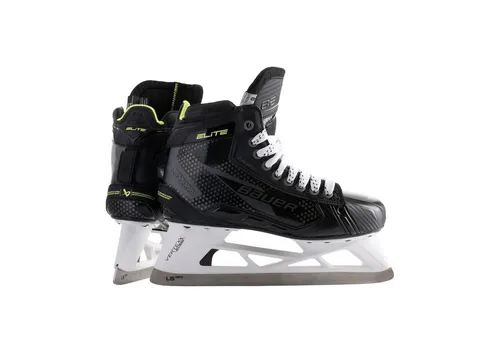 Bauer Elite Junior 1.5 Torwartschlittschuhe - Hochwertige Torwartschlittschuhe in Größe 1.5 (EU34) für optimale Beweglichkeit und Stabilität. Ideal für junge Torhüter, die ihre Fähigkeiten verbessern möchten.