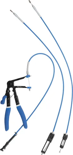 BGS-9815 Schlauchklemmenzange mit auswechselbaren Bowdenzügen - Sonstige, flexible Handhabung dank auswechselbarer Bowdenzüge für präzises Arbeiten in engen Räumen.