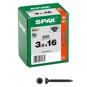 SPAX Schrauben Schwarz von SPAX