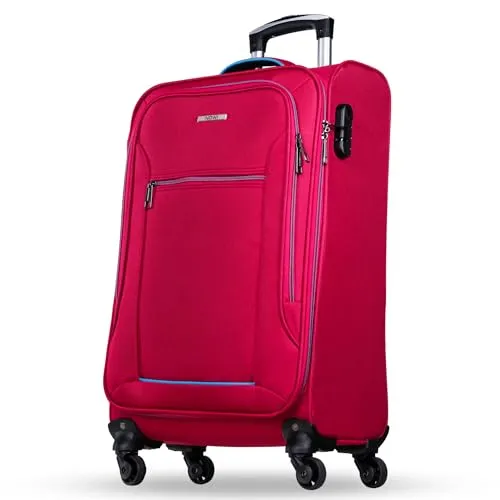 NOWI Trolley Weichschalenkoffer 64 cm – Leicht & Robust mit Zahlenschloss