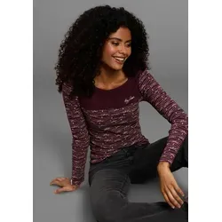 Damen Langarmshirt KANGAROOS in Bordeaux, Gr. 52/54 von KangaROOS