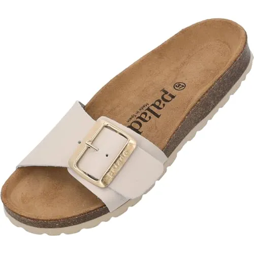 Palado Pantoletten Damen Malta EGS Matt Premium Leather - Elegante Sandalen aus hochwertigem Leder - Pantoletten für Damen, hergestellt in Spanien mit edlem Leder und rutschfester EVA-Sohle für optimalen Komfort und Stil.