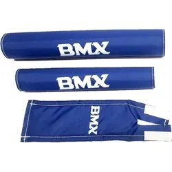 Polster Bmx Junior Schaumstoff Blau 3-Teilig - Blau