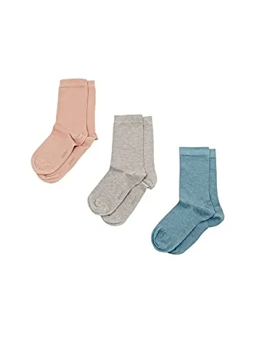 Esprit Damen Socken Solid Mix 3-Pack, Nachhaltige biologische Baumwolle Lyocell, 3 Paar, Mehrfarbig (Sortiment 30), 39-42