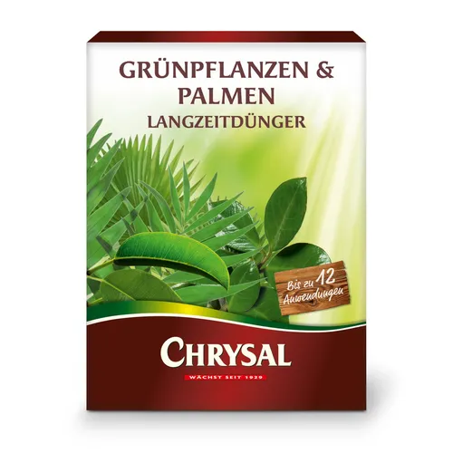 Chrysal Grünpflanzen und Palmen Langzeitdünger 300 g Dünger Sofortwirkung
