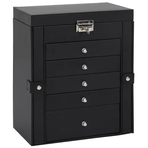 vidaXL Schmuckkästchen 6-Schichten mit Spiegel