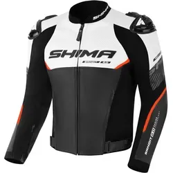 SHIMA Bandit 2.0 Motorradjacke Herren mit Protektoren in rot von Shima