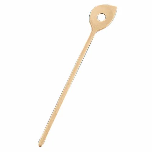 Städter Kochlöffel Spitz mit Loch Koch Löffel Rührlöffel Küchenlöffel Holz 25 cm