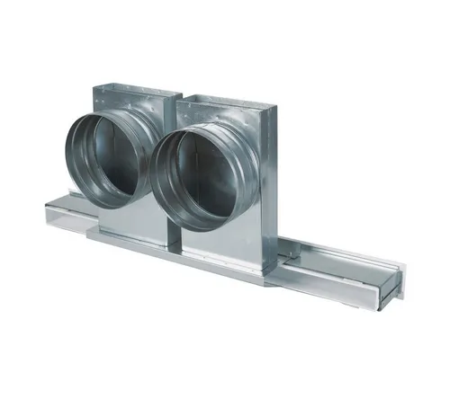 Subtiel Flexrohr Aluflex Anschluss für OA LL / OA small - Flexibler Aluflex-Anschluss für Open Air LL & small – sorgt für optimale Luftführung und gleichmäßige Wärmeverteilung im Raum. Erhältlich mit einem oder zwei Rohrstutzen in gängigen Durchmessern. Ideal für verschiedene bauliche Gegebenheiten.