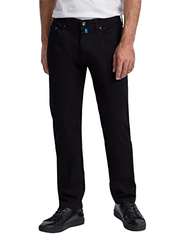 Pierre Cardin Herren Lyon Tapered Jeans, Black Black raw von pierre cardin