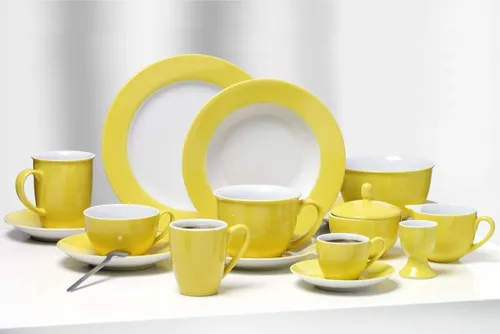 Ritzenhoff & Breker Becher 320ml 6er Set Doppio sonnengelb von Flirt by R&B