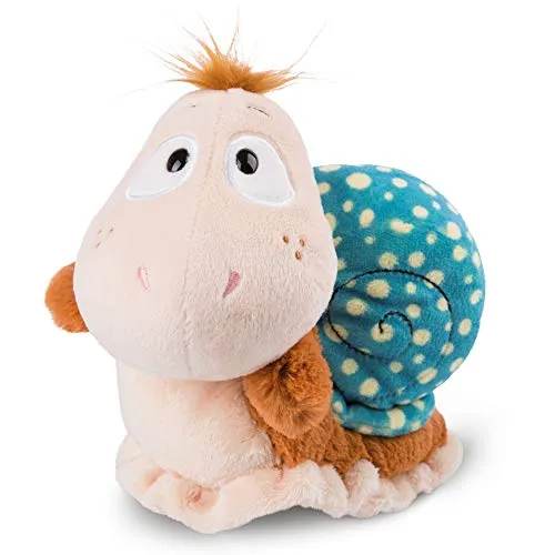 NICI 46507 Kuscheltier Schnecke 25 cm – Flauschiges Plüschtier für Kinder - Stofftiere & Teddybären: Die superweiche NICI Schnecke mit detailverliebt gestaltetem Häuschen ist das perfekte Kuscheltier für Spiel, Spaß und Abenteuer.