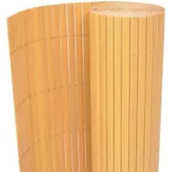 vidaXL Doppelseitiger Gartenzaun 110x500 cm Gelb - Metallzaun ideal zur Abgrenzung von Gartenbereichen, witterungsbeständig und flexibel zuschneidbar für individuelle Anpassungen.