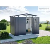 Produktbild Biohort Metallgerätehaus Panorama® P5, Dunkelgrau