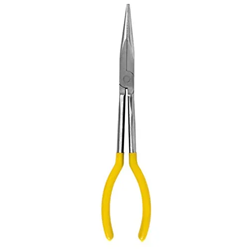 QWORK Gerade Spitzzange, Extra lange, 280mm