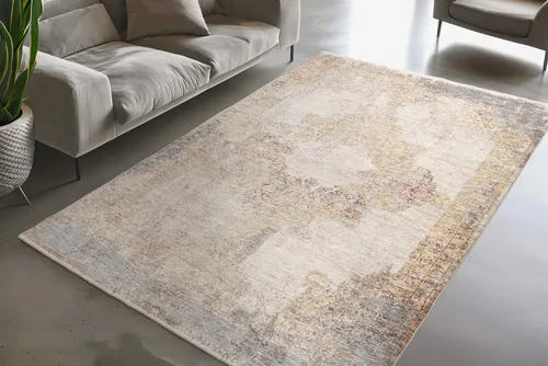 Obsession Teppich My Picasso 697 – Rechteckiger Vintage Teppich mit Hoch-Tief Effekt - Teppich im Orient-Look, 120x170 cm, strapazierfähig und ideal für stilvolle Akzente in Ihrem Wohnraum.