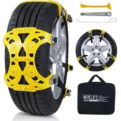 CCLIFE Schneeketten 6 Stück