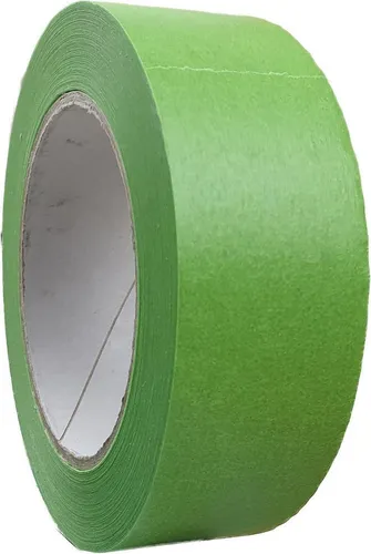 Maler-Feinkreppband Grün 50mm x 50m - Präzises Abkleben für saubere Kanten & vielseitige Anwendungen
