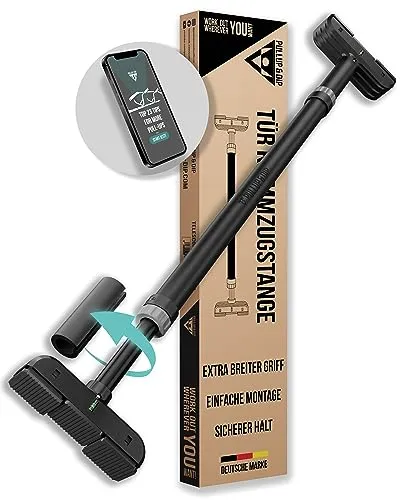 PULLUP & DIP Klimmzugstange Türrahmen in schwarz von PULLUP & DIP