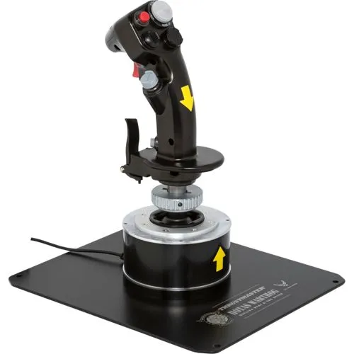 Hercules Thrustmaster Hotas Warthog Flight Stick (2960738) - VR Gaming Zubehör, präzise Steuerung für realistische Flugerlebnisse