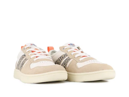 Palladium PALLACUP FLAME LTH Sneaker weiß 40 EU - Sportlicher Sneaker in CREAM/SAND LEOPARD, Größe 40 EU, mit runder Schuhspitze und Schnürung für optimalen Halt und Komfort.