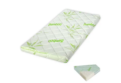 Kindermatratze Babybett Matratze Comfort Bamboo120 x 60, Lorelli, 9 cm hoch, Bezug abnehmbar waschbar