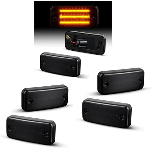 Seitenbegrenzungsleuchten 6x LED schwarz für DAF 45 55 65 75 85 95 105 ab 1998