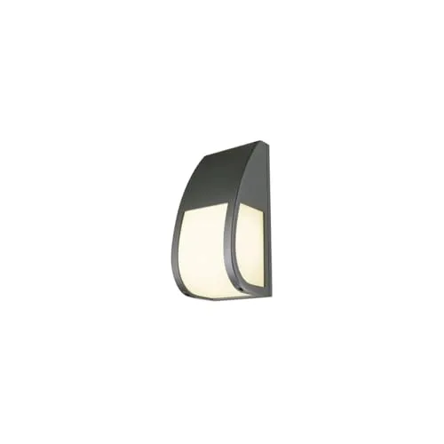 SLV Keras 227176 Außenwandleuchte LED E27 24W - Moderne Außenwandleuchte in Anthrazit, energiesparend mit LED-Technologie für eine stilvolle und effiziente Beleuchtung im Außenbereich.