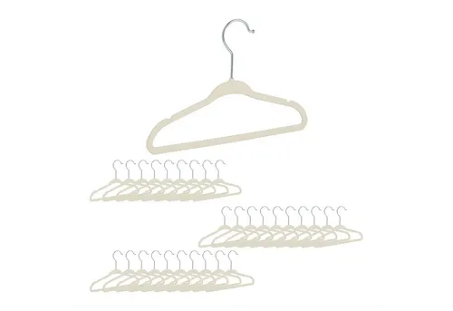 Kleiderbügel Beige von Relaxdays