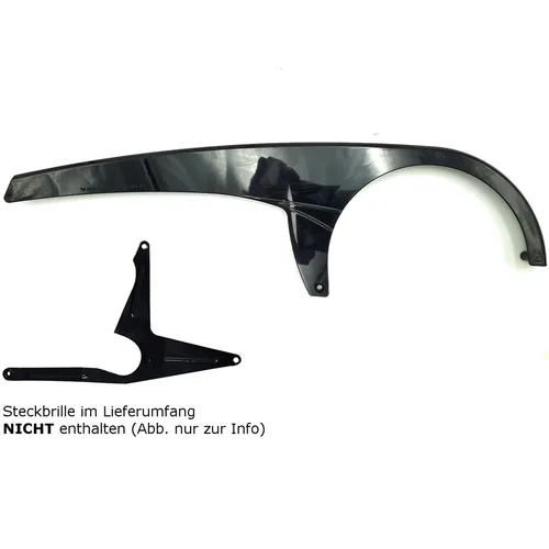 Horn Kettenschutz Catena Kompakt 1-flügelig schwarz 42-44 Zähne 3-fach | Fahrrad