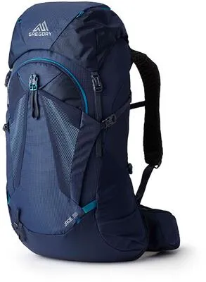 Jade 38 Rucksack dunkelblau, 38 Liter - Outdoor Rucksack mit 38 Litern Volumen, aus 40% recyceltem Material, ideal für umweltbewusste Wanderer.