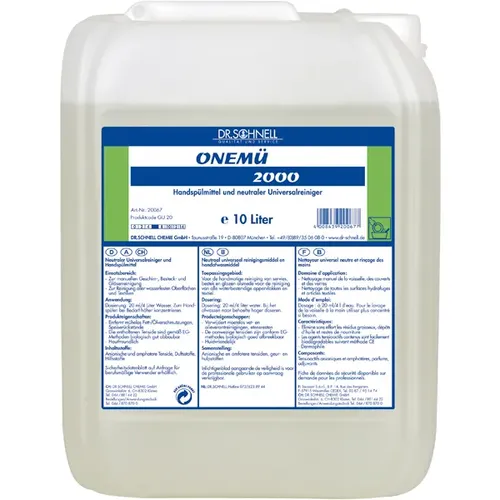 Dr. Schnell OneMü 2000 10 L Spülmittel