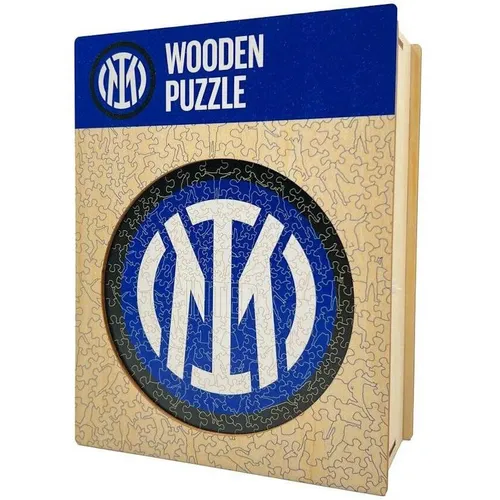 Iconic FC Inter Mailand - Logo - Holz Puzzle Grösse S (150 Teile) (150 Teile) (INTERCRESTS)