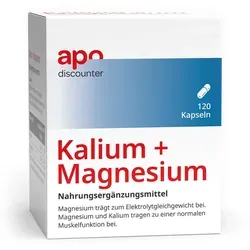 Kalium und Magnesium Aktiv Kapseln von apodiscounter