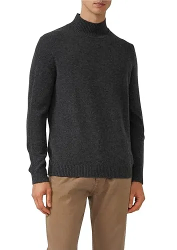 s.Oliver Strickpullover mit Stehkragen - Weicher Strickpullover aus hochwertigem Wollmix, ideal für kühle Tage. Der Stehkragen und die Regular-Fit-Passform bieten Komfort und Stil für entspannte Casual-Looks.