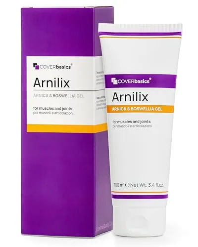 COVERbasics Arnilix Gel Forte 98% mit hoher Konzentration von Arnika und Boswellia zur Massage der Haut von Muskeln und Gelenken