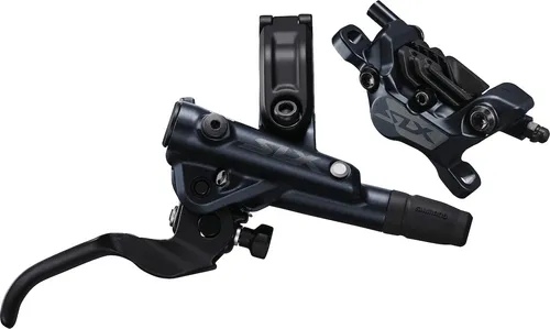 Shimano SLX Hydraulische Scheibenbremse, Schwarz, Einheitsgröße - Fahrradbremsen mit fortschrittlicher Ice Technologies für optimale Kühlung und Leistung, ideal für anspruchsvolle Fahrer.