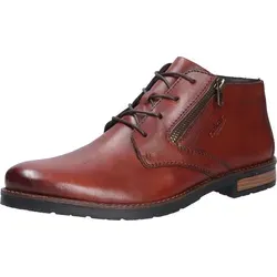 Rieker Schnürstiefelette Business-Stiefelette, Elegante Klassik-Boots in Braun 45 EU - Wanderschuhe mit stilvollem Design. Diese Business-Stiefelette kombiniert elegantes Glattleder mit Komfort durch gepolsterte Innensohle und Blockabsatz.