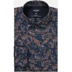 OLYMP Hemd Luxor 24/Seven Blau 43 von Olymp