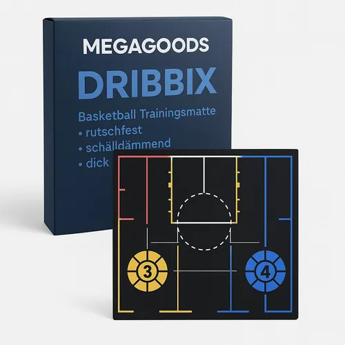 Basketball Trainingsmatte rutschfest schalldämmend dick für Kinder DE.