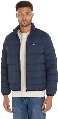 TOMMY JEANS Daunenjacke Dunkelblau, Größe M - Funktionsjacken mit 90% Daunenfüllung für optimalen Wärmeschutz, ideal für kalte Tage.