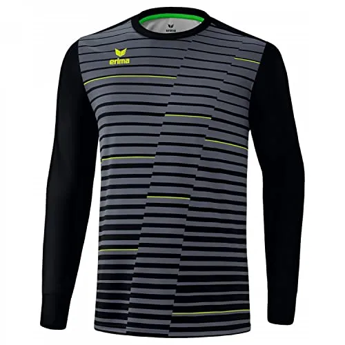 Erima Unisex Torwart Trikot Pro 2.0, schwarz, M - Trikots für Torwart mit perfektem Tragekomfort. Strapazierfähiges, schnelltrocknendes Material und Ellbogenpolster bieten optimalen Schutz und Bewegungsfreiheit.