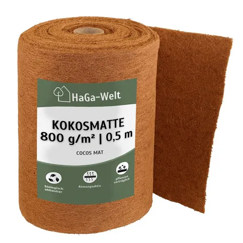 Kokosmatte 800g/m² – Natürlicher Frostschutz für Pflanzen