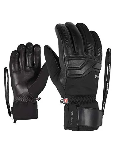 Ziener Herren Gin GTX PR Ski-Handschuh/Wintersport | extra warm Primaloft Soft-Shell, Black, 8,5