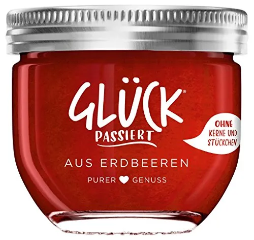 GLÜCK PASSIERT Erdbeeren Fruchtaufstrich von Glück