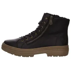 Rieker Stiefelette aus Kunstleder - Wanderschuhe mit Schnürung und Reißverschluss für einfaches Anziehen. Gepolstertes Fußbett und warmes Futter bieten optimalen Komfort und Wärme für kalte Tage.