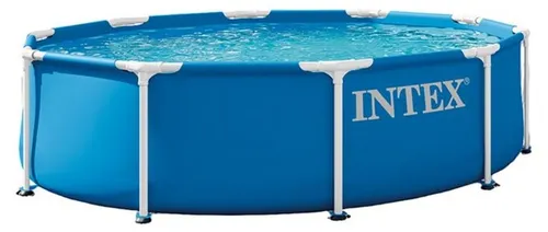Intex Metal Frame Schwimmbecken Ø305x76 cm – Blau