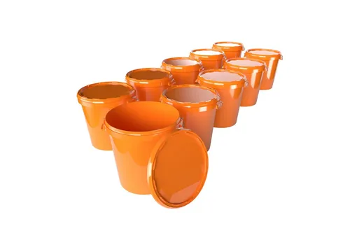 FixedByU Putzeimer Hobbock Eimer mit Deckel 31,5 L, Lebensmittelecht, (Eimer-Set, 10-tlg., Eimer mit Deckel), 30 l