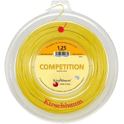 Kirschbaum Saitenrolle Competition, Gelb, 200m, 0105000211300006